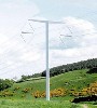 The winning design, T-Pylon by Bystrup Architecture, Design & Engineering, is made from hot dip galvanized steel with a paint finish and as an option Cor-Ten steel, stainless steel, and hot dip galvanized without paint.