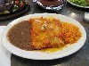 A platter of mediocre enchiladas. 