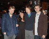 The team behind Three Pianos: Dave Malloy, Director Rachel Chavkin, Rick Burkhardt, and Alec Duffy