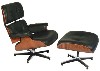 Eames Lounge Chair and Ottoman, By Charles and Ray Eames, 1956, manufactured by Herman Miller
