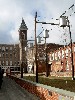 The signature upside down trees at Mass MoCA.
