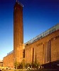 Tate Modern on the South Band of the Thames in London.