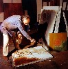 Kepes in his studio