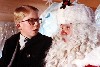 Ralphie Telling Santa Claus that he wanted a Red Ryder BB Gun for Christmas.