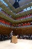 Renzo Piano Speaking In Calderwood Hall. Photo: M. Favermann, 2012.
