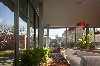 Informal Living Room Visitor Orientation Area in the New Wing. Photo: @Nic Lehoux/Renzo Piano Building Workshop.
