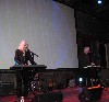 Jane and Jeff on stage at Mass MoCA.