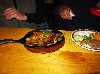 Pancho could not distinguish the bland ingredients of his fajitas. 