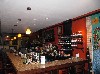 A well stocked bar.