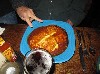 Our Amigo always orders the Enchiladas Roja.