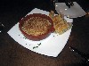 An incomplete cassoulet served as a bean dish without the meat.