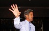 Kerry demonstrating that he is a hands on politician. 