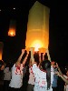 A lantern lift off.