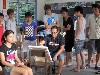 Salvador Ching, Philippines; and there was often a crowd observing.