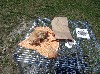 We sampled the crusty sourdough bread.