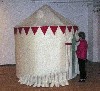 A felt ten by Amalie Atkins Three Minute Miracle: Tracking the Wolf.