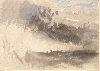 Sky and Sea, c. 1826-9, by J.M.W. Turner, Pencil and watercolor on paper, Gift of the Manton Foundation, The Sterling and Francine Clark Art Institute, Williamstown, Massachusetts