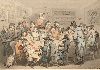 The Subscription Club Room, 1791, by Thomas Rowlandson, Pencil, pen and ink, and watercolor on paper, Gift of the Manton Foundation, The Sterling and Francine Clark Art Institute, Williamstown, Massachusetts