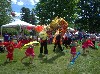 Dragons, musicians and dancers.