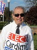 Robert Cardimino who ran last time is known for extreme and eccentric views. 