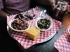 The beef brisket plate.