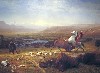 The romanticism of the era is conveyed in Albert Bierstadt&rsquo;s 1888 painting The Last of the Buffalo. 
