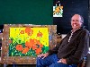 Peter Jemison in the studio