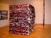 A conceptual stack of blankets by Maria Watt.