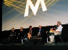 On stage at Mass MoCA.