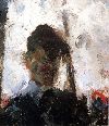 This 1914 Self Portrait in Fur Cap was done in one session. (images courtesy of the PAAM).