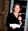 Kathryn Myers, director of marketing for Mass MoCA, greeted the artists.