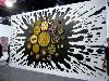 A work by Yinka Shinobare on view in Miami. Joanne Mattera photo.