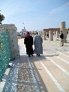 On the way to noon prayer at mosque