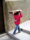 Delivering fresh baked bread