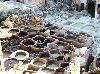 Vats at the tannery