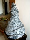 A piece carved from Champlain Marble. 
