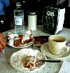 Our serving of beignets and cafe au lait.