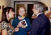 The Art New England team of editor, Ellen Howard, contributor, Christin Temin, and reviews editor, Raymond Liddell, covering the event.