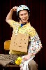 Clifton Guterman cutting up as Leaf Coneybear.