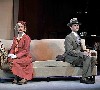 Abandoned on their wedding night, Rebecca Brooksher as Sibyl and Mark H. Dodd as Victor  in Private Lives.
