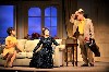 Returning from a round of golf Verner (Casey Biggs) finds his wife Anna Mary (Mia Dillon) entertaining Princess Caragnani (Maureen Anderman). Kevin Sprague photos for BTF.