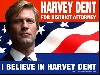 The handsome DA Harvey Dent (Aaron Eckhart)