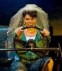 Jill Abramovitz as the runaway bride in Greetngs from Niagara.