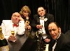 The cast from the American Repertory Theatre&rsquo;s cabaret production in 2007. ART photo.