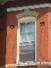 Window with Patterned Brick Treatment on Edwardian House in North Adams, MA.
