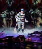 The Skeleton Dance from Kooza, the Cirque du Soleil show at Bayside in Boston for a month beginning September 5.