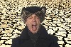 Provincetown artist Jay Critchley demonstrates Global Yawning.