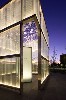 Logan Airport�s 9/11 Memorial view of interior at night by Moskow Linn Architects, Inc.