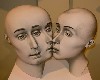 A kiss on the glancing cheek.