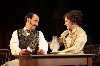 Will LeBow (Thomas Jefferson Calhoun) and Mary Beth Fisher (Alice Calhoun) planning to form an acting troupe to travel to California.